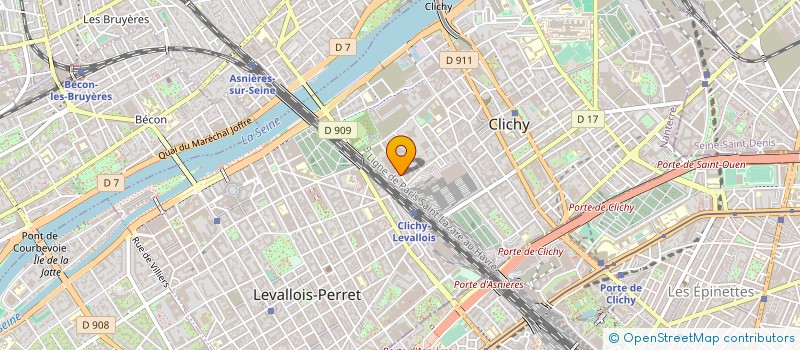 localisation de l'entreprise BIC CONTE DISTRIBUTION à CLICHY