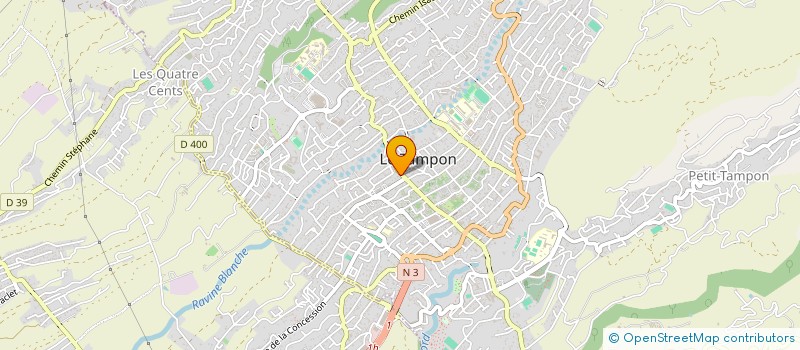 localisation de l'entreprise BIC FRERES  LE TAMPON