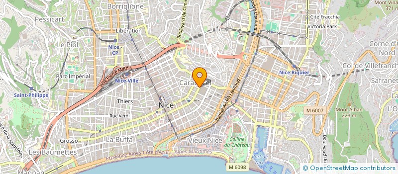 localisation de l'entreprise BIC IMMO à NICE