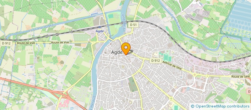localisation de l'entreprise BIC MEDICAL  AGDE