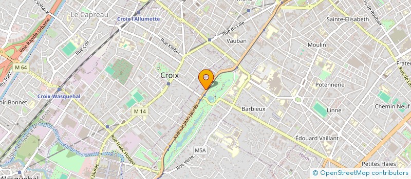 localisation de l'entreprise BIC ONE  ROUBAIX