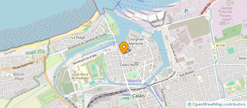 localisation de l'entreprise BICEANGELE  CALAIS