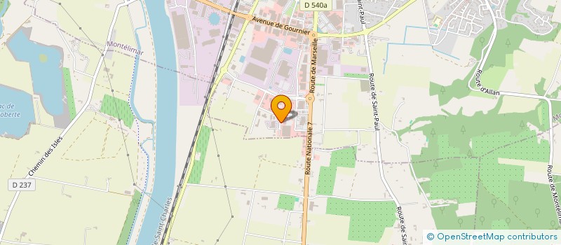 localisation de l'entreprise BICEM à MONTELIMAR