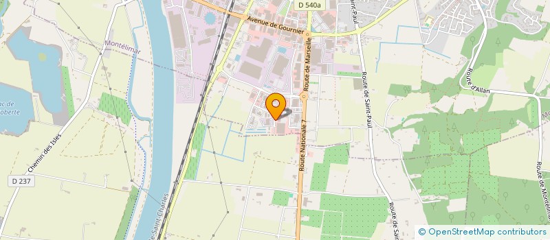 localisation de l'entreprise BICEMPARC  MONTELIMAR