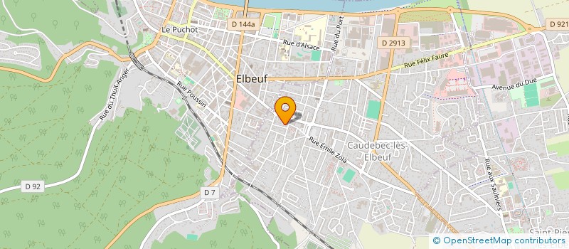 localisation de l'entreprise BICEPHALE  CAUDEBEC-LES-ELBEUF