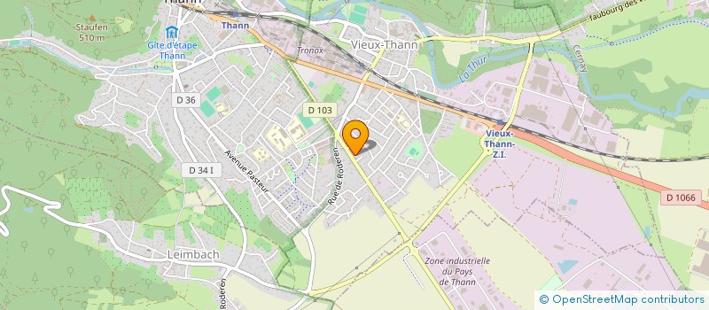 localisation de l'entreprise BICEPS  VIEUX-THANN