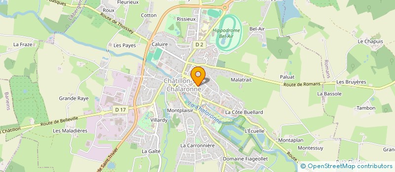 localisation de l'entreprise BICHA  CHATILLON-SUR-CHALARONNE