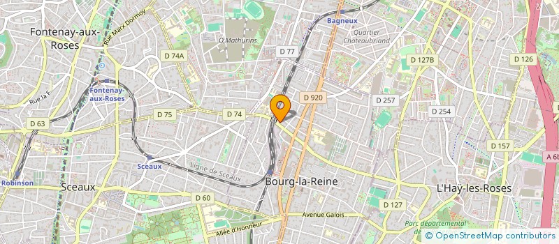 localisation de l'entreprise BICHANGE CONSEIL à BOURG-LA-REINE