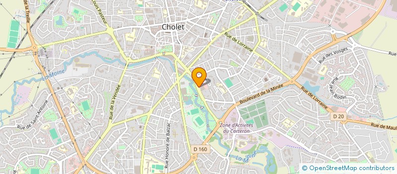 localisation de l'entreprise BICHARP HOLDING à CHOLET