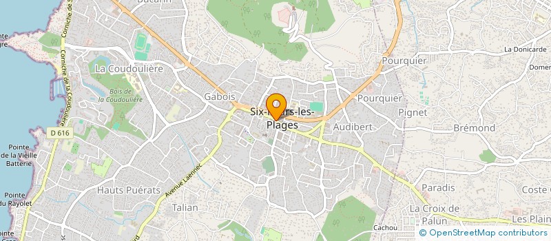 localisation de l'entreprise BICHE DES BOIS à SIX-FOURS-LES-PLAGES