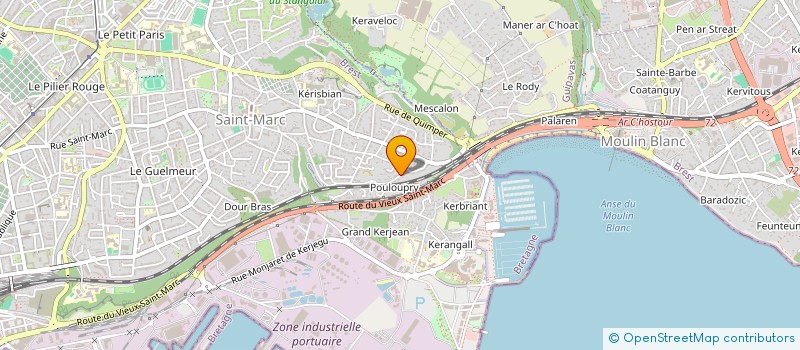 localisation de l'entreprise BICHENE  BREST