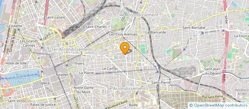 localisation de l'entreprise BICHERON ETUDES TECHNIQUES à MARSEILLE