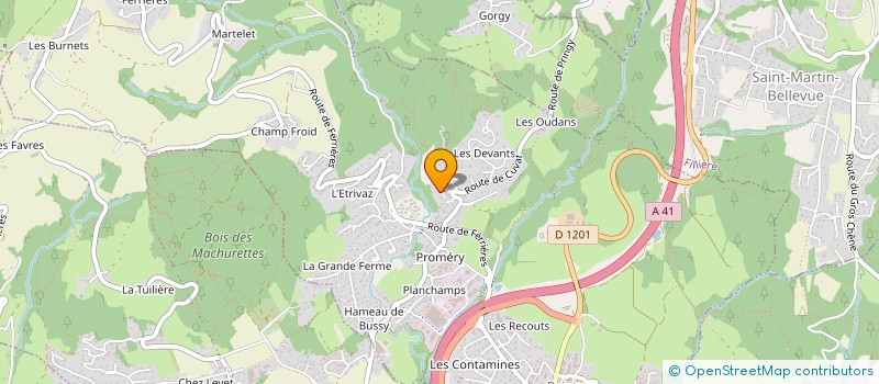 localisation de l'entreprise BICHETTE FILMS à ANNECY