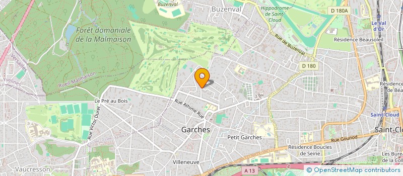 localisation de l'entreprise BICHETTE PRODUCTION à GARCHES