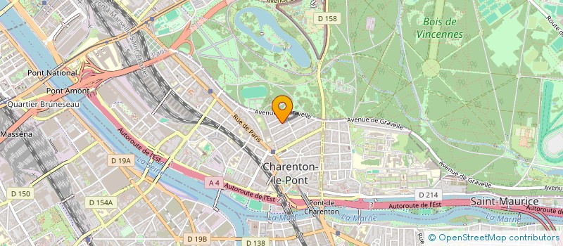 localisation de l'entreprise BICHEVAT  CHARENTON-LE-PONT