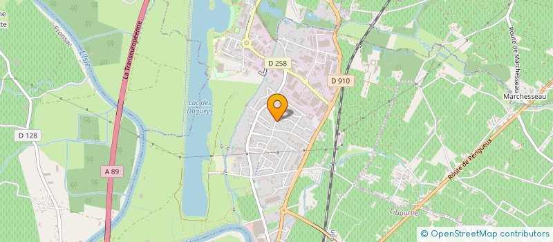 localisation de l'entreprise BICHINDARITZ  LIBOURNE
