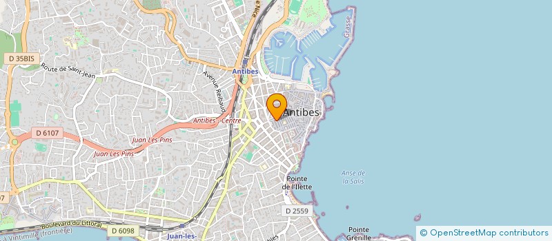 localisation de l'entreprise BICHON à ANTIBES