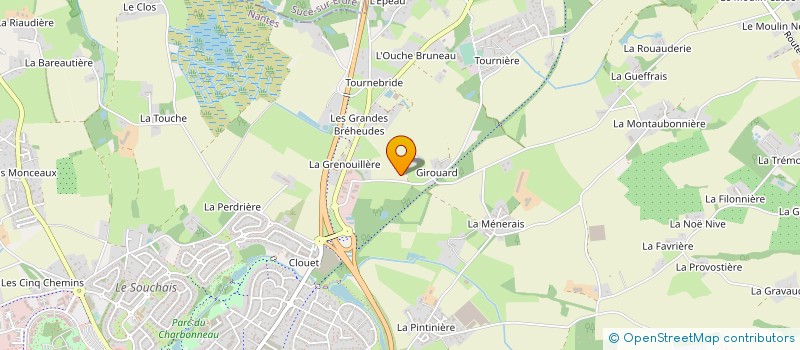 localisation de l'entreprise BICHON  CARQUEFOU