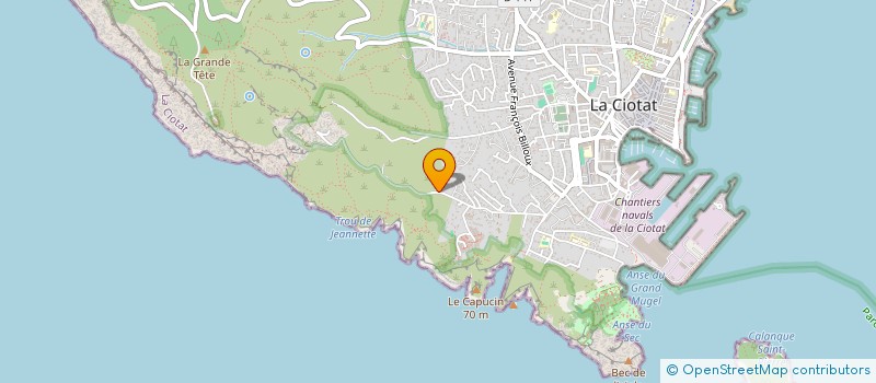 localisation de l'entreprise BICHON  LA CIOTAT