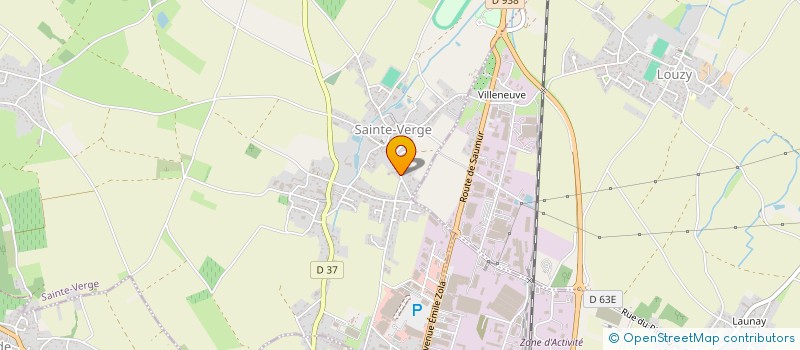 localisation de l'entreprise BICHON-BERTEAU  SAINTE-VERGE