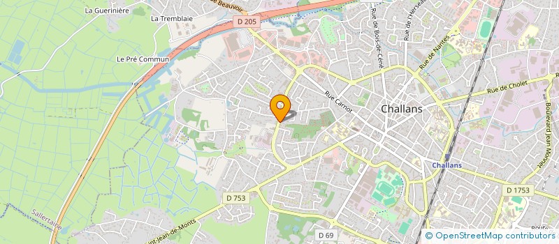 localisation de l'entreprise BICHON G.L à QUIMPERLE