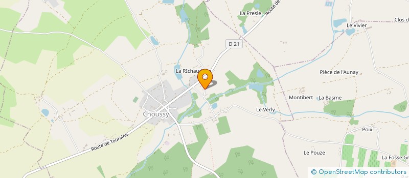 localisation de l'entreprise BICHOT DANIEL ET CARNICHE EVELYNE  CHEVERNY