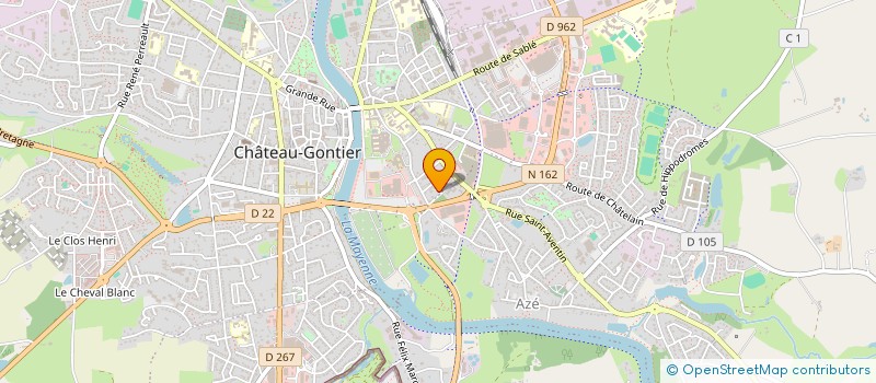 localisation de l'entreprise BICHOT IMMO  CHATEAU-GONTIER-SUR-MAYENNE