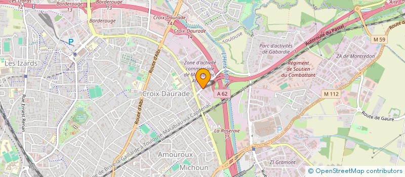 localisation de l'entreprise BICHOU à TOULOUSE