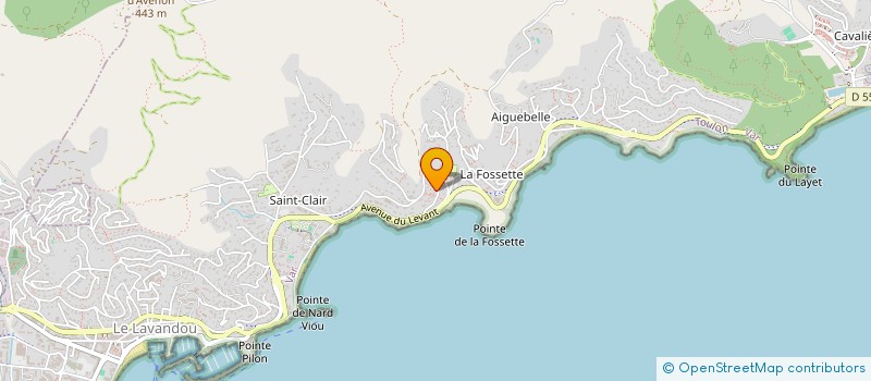 localisation de l'entreprise BICHOU'REVE à LE LAVANDOU