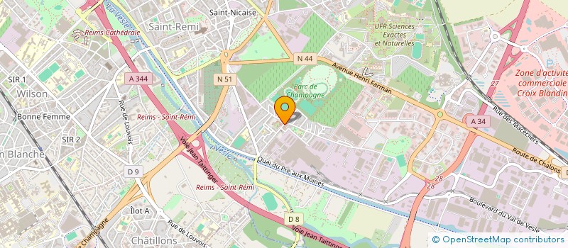 localisation de l'entreprise BICHRI SECURITY  REIMS