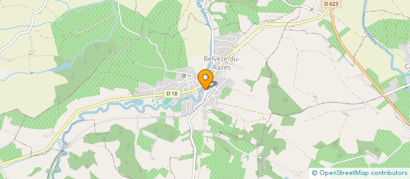 localisation de l'entreprise BICICLETA DEL RAZES  BELVEZE-DU-RAZES