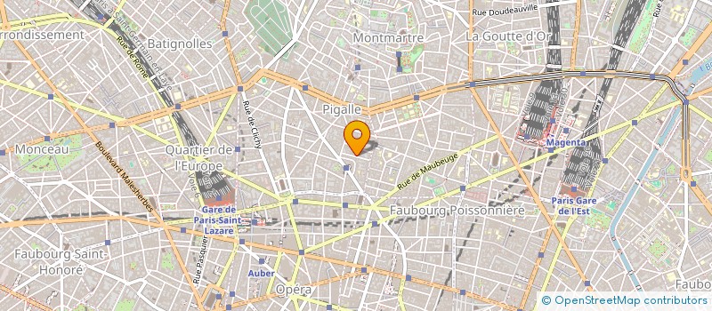 localisation de l'entreprise BICKY FILM & FINANCE  PARIS