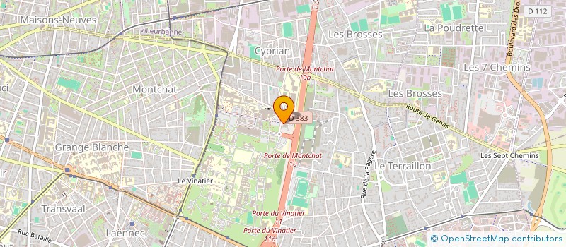 localisation de l'entreprise BICON  BRON