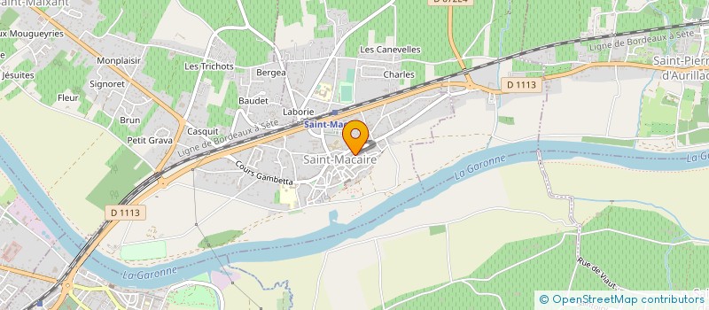 localisation de l'entreprise BICOQUE  SAINT-MACAIRE