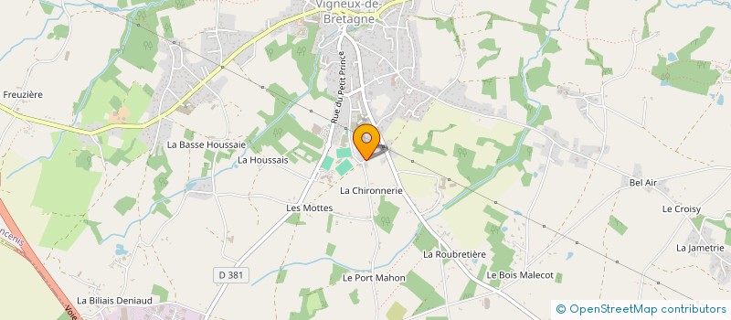 localisation de l'entreprise BICOQUES ET SONS à VIGNEUX-DE-BRETAGNE