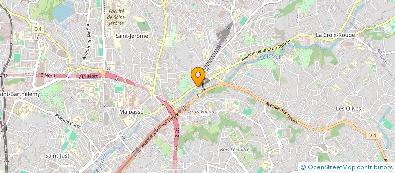 localisation de l'entreprise BICOU à MARSEILLE