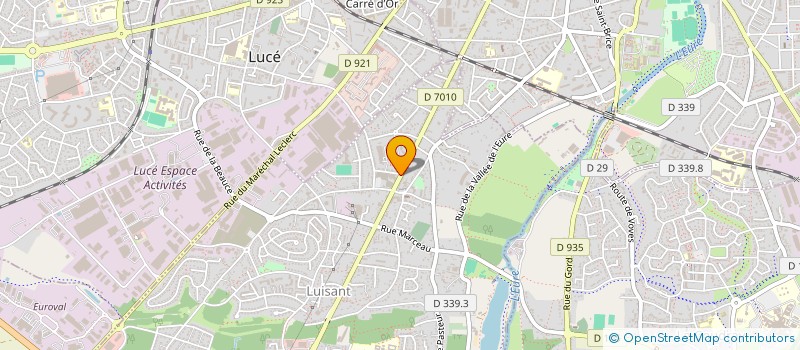 localisation de l'entreprise BICROSS LUISANT ATHLETIC CLUB à LUISANT