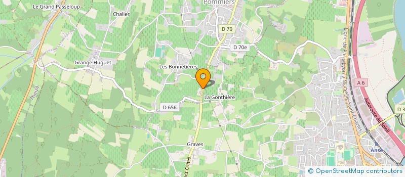 localisation de l'entreprise BICUP  POMMIERS