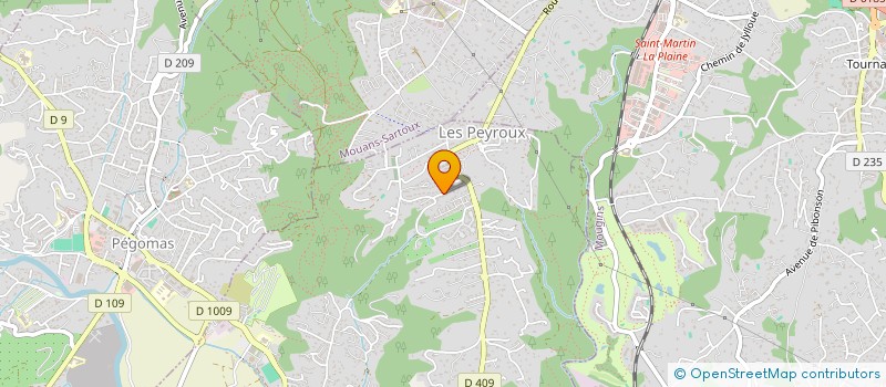 localisation de l'entreprise BICYCLE EVASION à LA ROQUETTE-SUR-SIAGNE