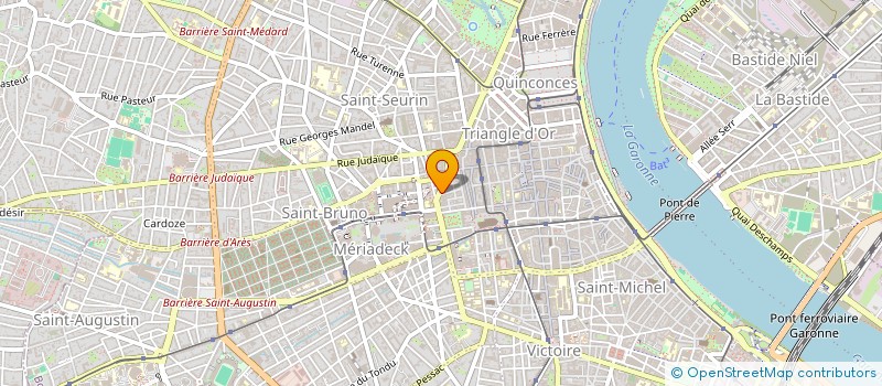 localisation de l'entreprise BICYCLE KORNER à BORDEAUX