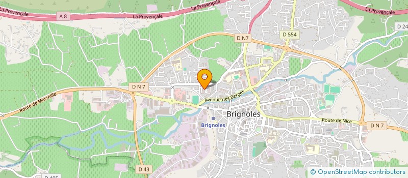 localisation de l'entreprise BICYCLINIC  BRIGNOLES