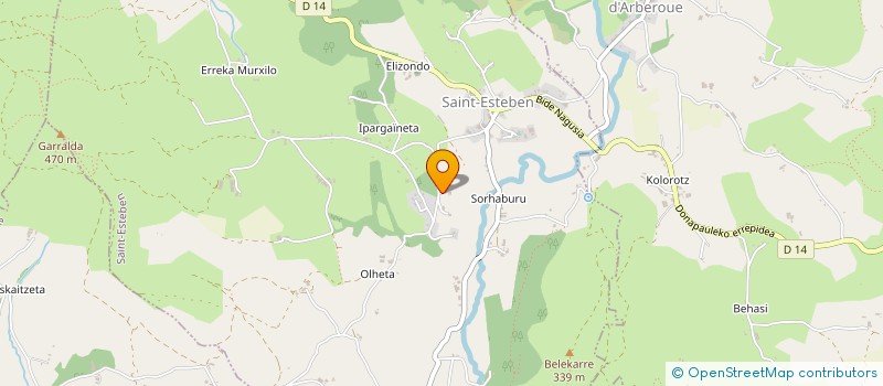 localisation de l'entreprise BIDAIN à SAINT-ESTEBEN