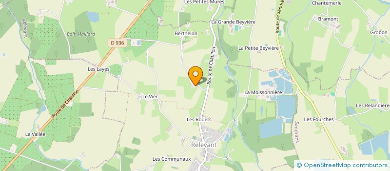 localisation de l'entreprise BIDARD ANTHONY  RELEVANT