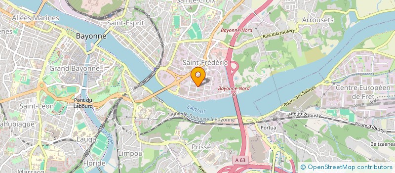 localisation de l'entreprise BIDART CONTROLES TECHNIQUES  HASPARREN