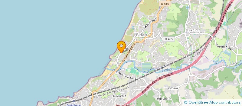 localisation de l'entreprise BIDART OCEAN CLUB - SAUVETAGE/SECOURISME/ENVIRONNEMENT  BIDART