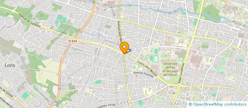 localisation de l'entreprise BIDARTPOLE à PAU