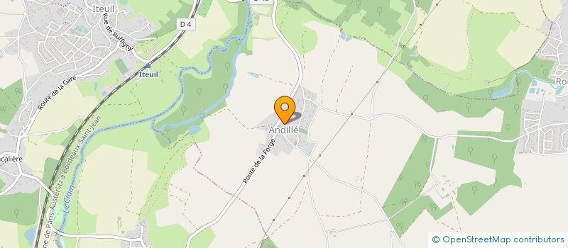 localisation de l'entreprise BIDAUD à ROCHES-PREMARIE-ANDILLE