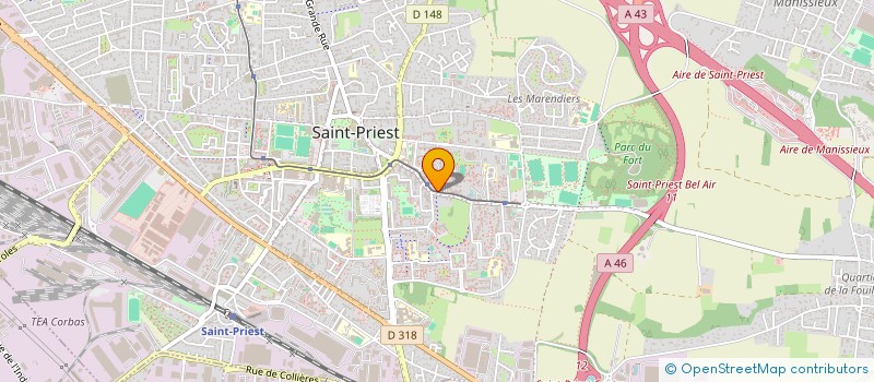 localisation de l'entreprise BIDAUD ALCALI  SAINT-PRIEST