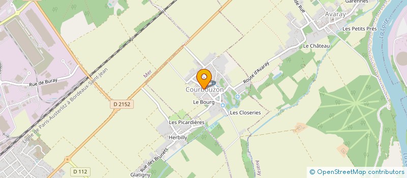 localisation de l'entreprise BIDAULT  COURBOUZON