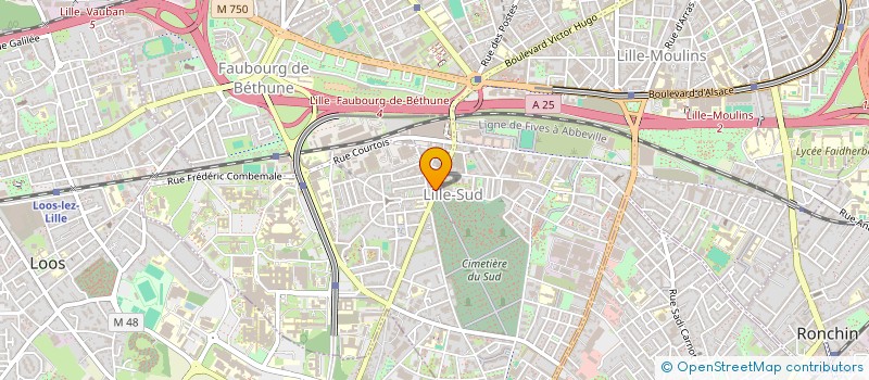 localisation de l'entreprise BIDAULT DIDIER ET PHILIPPE à LILLE